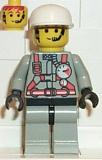 LEGO fire003 Fire - City Center 2, Light Gray Legs with Black Hips, White Cap