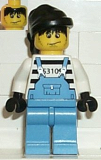LEGO ixs007 Xtreme Stunts Brickster Henchman with Medium Blue Overalls #2