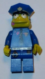LEGO sim023 Chief Wiggum with Doughnut Frosting on Face and Shirt