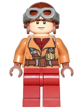LEGO sw641 Naboo Fighter Pilot - Medium Dark Flesh Jacket (75092)