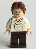 LEGO sw823 Han Solo, Dark Brown Legs (75174)