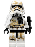 LEGO sw894 Sandtrooper - White Pauldron, Ammo Pouch, Dirt Stains, Survival Backpack
