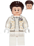 LEGO sw958 Princess Leia (Hoth Outfit White, Crooked Smile) (75203)